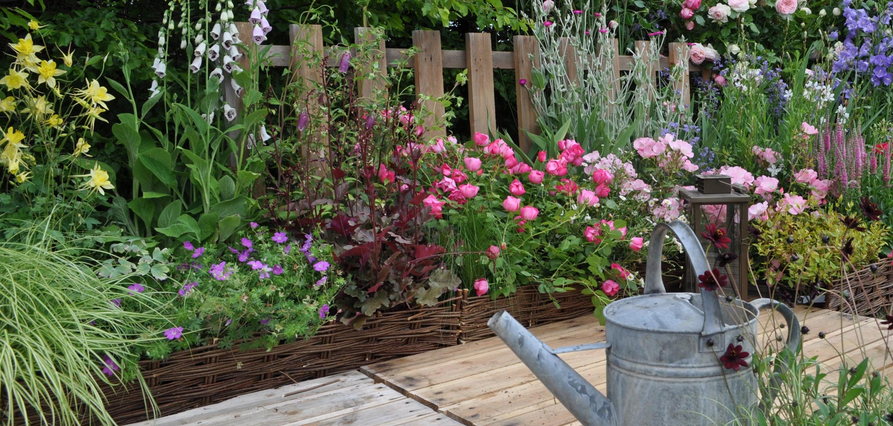 Un jardin de vacances fleuri tout l'été