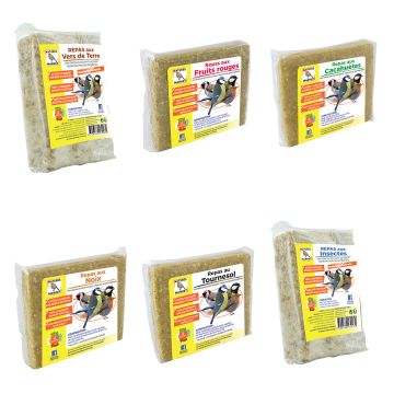 Blocs de Graisse Végétale (6 menus)
