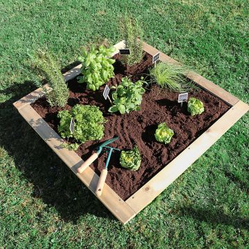 Carré Potager en bois SLUG BAN anti limaces