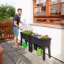 Carré potager Urban sur pieds avec mini-serre