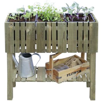 Carré potager Vertikal surélevé (3 bacs plastiques)
