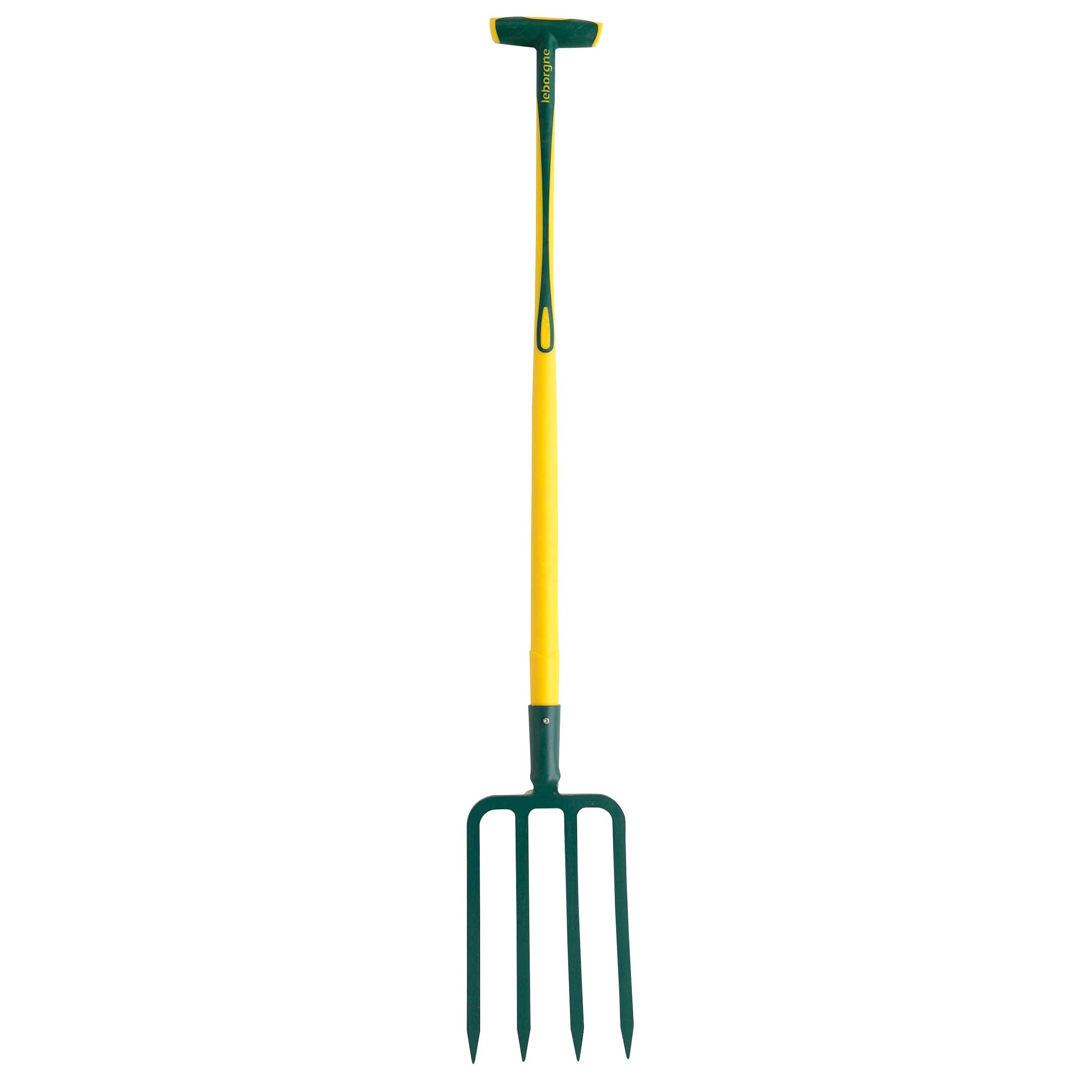 Fourche à bêcher 4 dents à manche Novagrip béquille - Leborgne main product photo