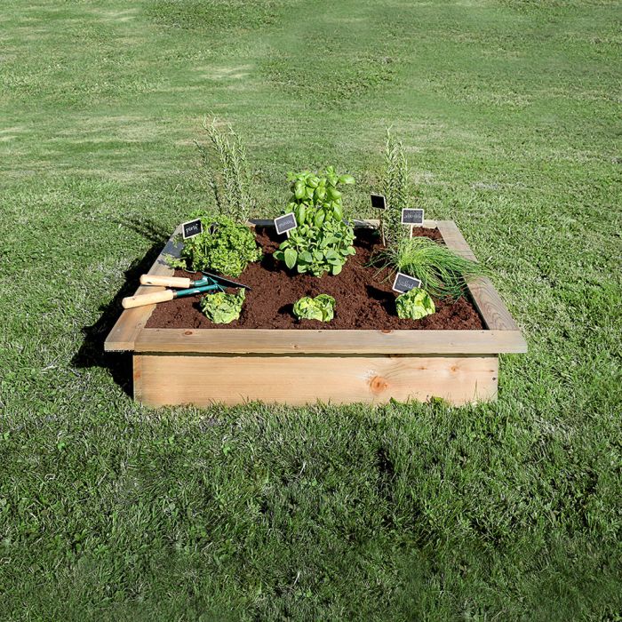 Carré Potager en bois SLUG BAN anti limaces