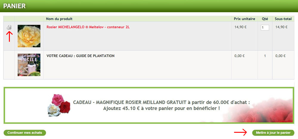 achat Meilland