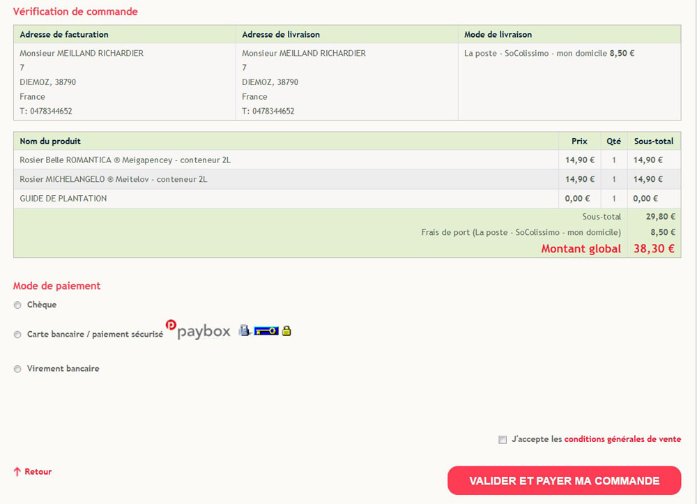 achat Meilland