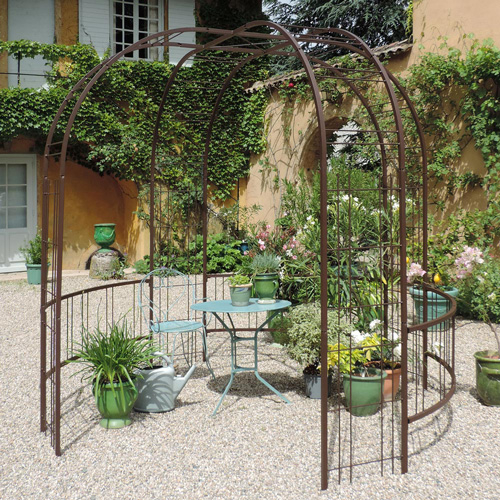 Arche de jardin décor treillage par LOUIS MOULIN 