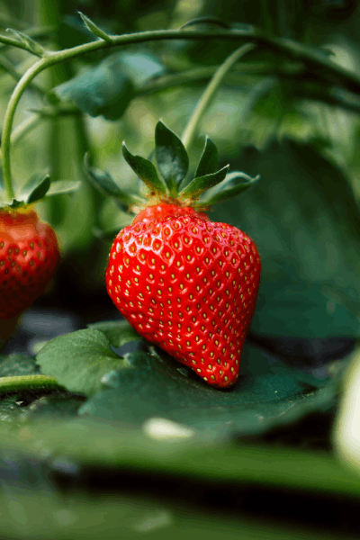 La plantation des fraisiers