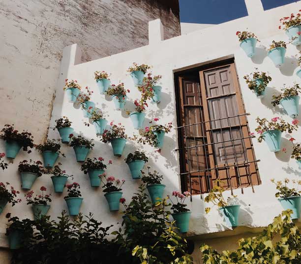 Facade patio andalou